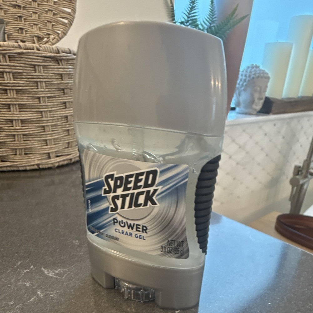 Speed Stick Power Clear Gel Antiperspirant 24 HR Protection,Men 3.0 oz pack of 3 - Picture 3 of 4